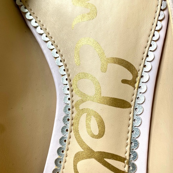 New Sam Edelman Pink Suede Rae Pointed Toe Flat 9W - Picture 6 of 7